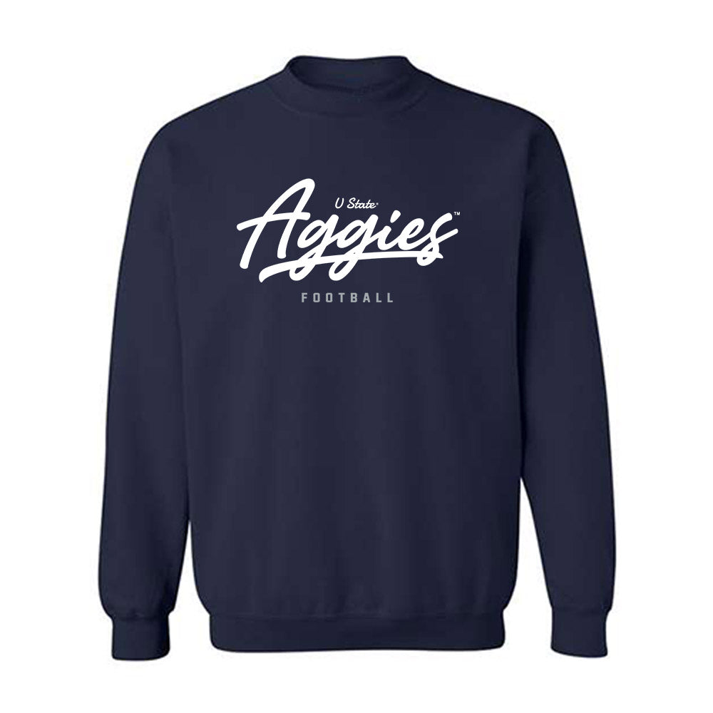 Utah State - NCAA Football : Jake Eichorn - Classic Shersey Crewneck Sweatshirt-0