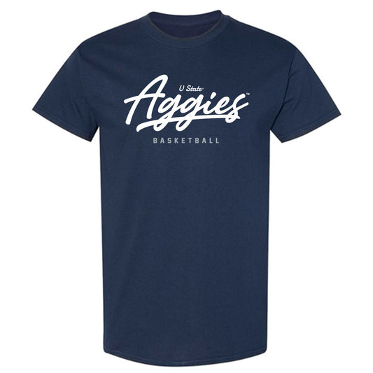 Utah State - NCAA Men's Basketball : Drake Allen - Classic Shersey T-Shirt-0