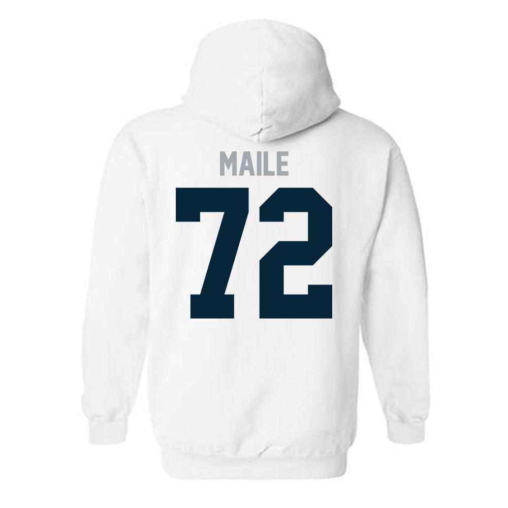 Utah State - NCAA Football : George Maile - Classic Shersey Hooded Sweatshirt-1