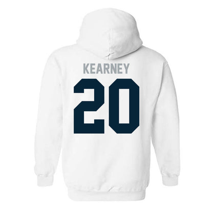 Utah State - NCAA Men's Basketball : Luke Kearney - Classic Shersey Hooded Sweatshirt-1