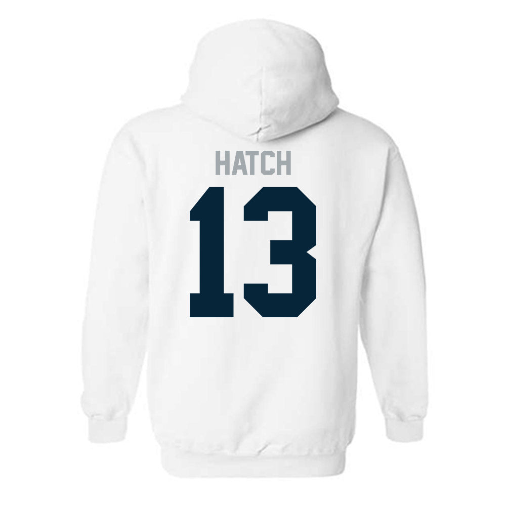 Utah State - NCAA Football : Hyrum Hatch - Classic Shersey Hooded Sweatshirt-1