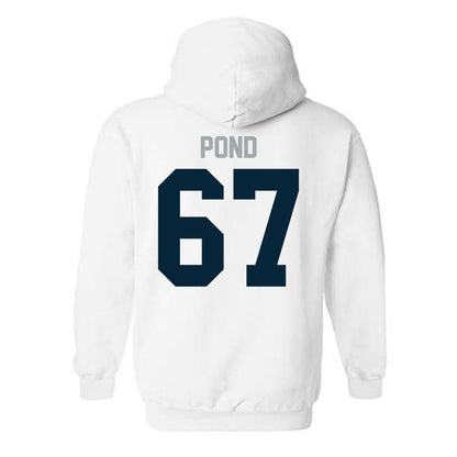 Utah State - NCAA Football : Adam Pond - Classic Shersey Hooded Sweatshirt-1