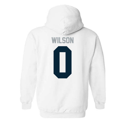 Utah State - NCAA Women's Basketball : Rachel Wilson - Classic Shersey Hooded Sweatshirt-1