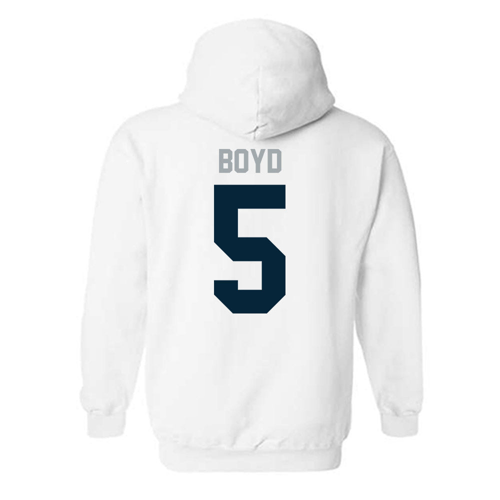 Utah State - NCAA Football : Brady Boyd - Classic Shersey Hooded Sweatshirt-1