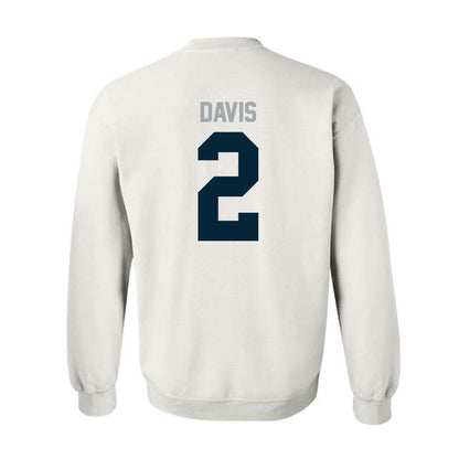 Utah State - NCAA Football : Miles Davis - Classic Shersey Crewneck Sweatshirt-1