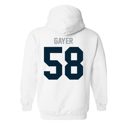 Utah State - NCAA Football : John Gayer - Classic Shersey Hooded Sweatshirt-1