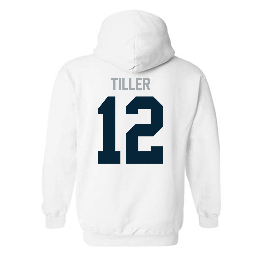 Utah State - NCAA Football : CJ Tiller - Classic Shersey Hooded Sweatshirt-1