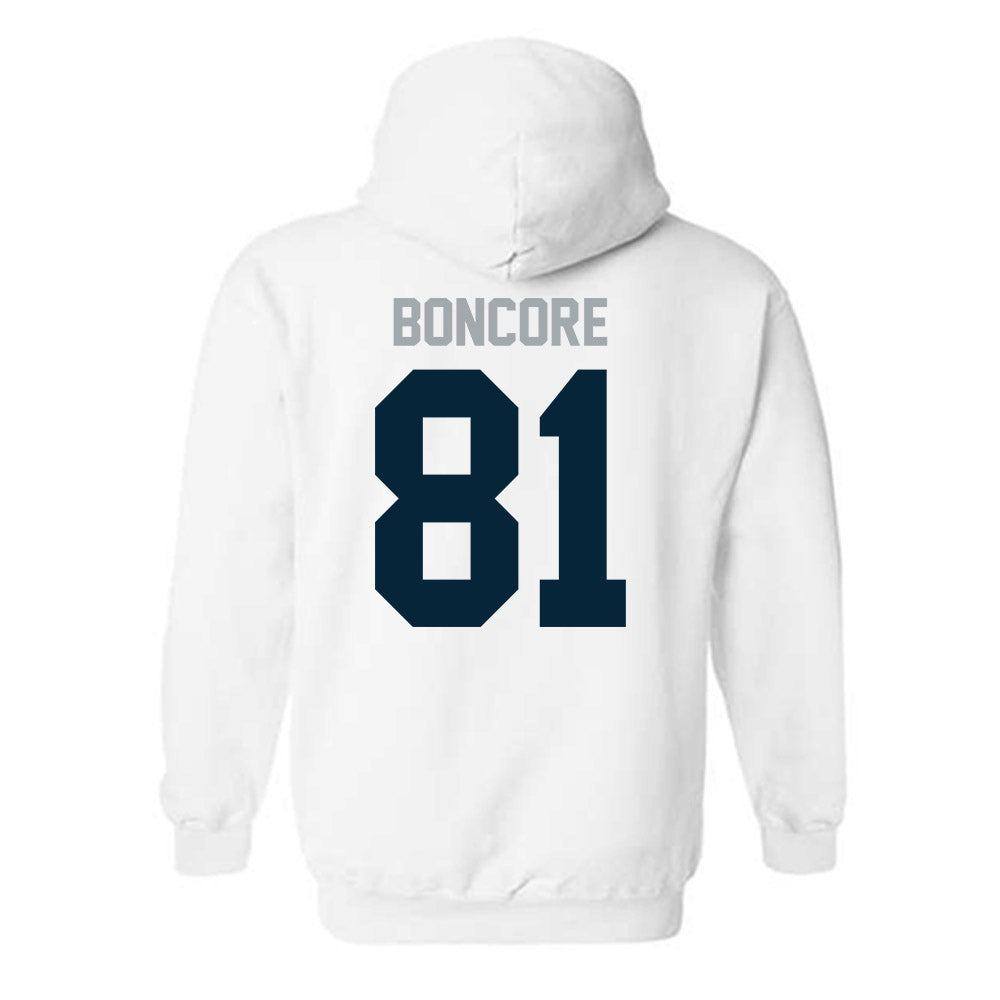 Utah State - NCAA Football : Nikko Boncore - Classic Shersey Hooded Sweatshirt-1