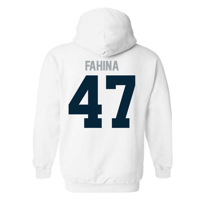 Utah State - NCAA Football : Naki Fahina - Classic Shersey Hooded Sweatshirt-1