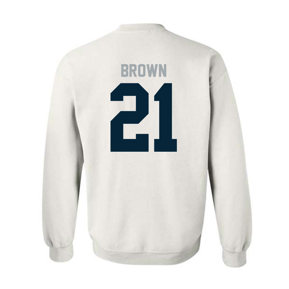 Utah State - NCAA Football : Carter Brown - Classic Shersey Crewneck Sweatshirt-1