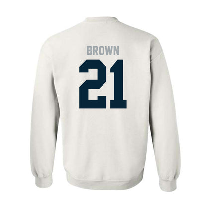 Utah State - NCAA Football : Carter Brown - Classic Shersey Crewneck Sweatshirt-1