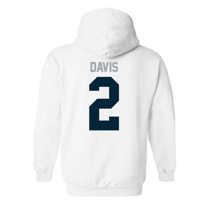 Utah State - NCAA Football : Miles Davis - Classic Shersey Hooded Sweatshirt-1