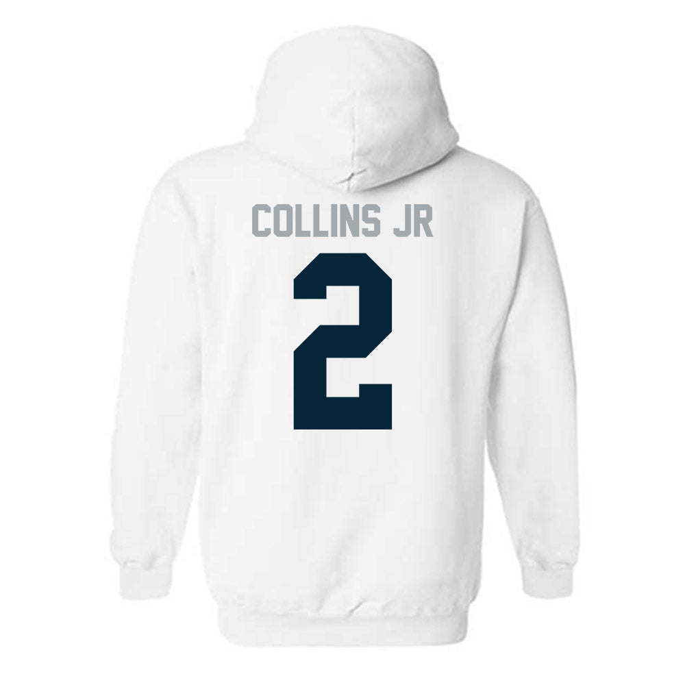 Utah State - NCAA Men's Basketball : Mj Collins Jr - Classic Shersey Hooded Sweatshirt-1