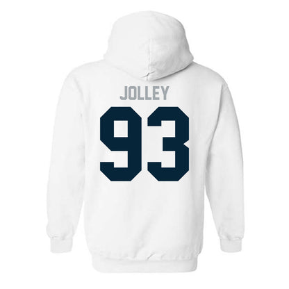 Utah State - NCAA Football : Tanner Jolley - Classic Shersey Hooded Sweatshirt-1