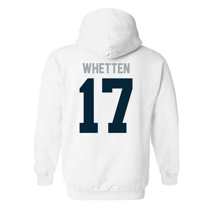 Utah State - NCAA Baseball : Davis Whetten - Classic Shersey Hooded Sweatshirt-1