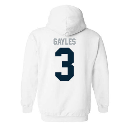 Utah State - NCAA Women's Basketball : Aaliyah Gayles - Classic Shersey Hooded Sweatshirt-1