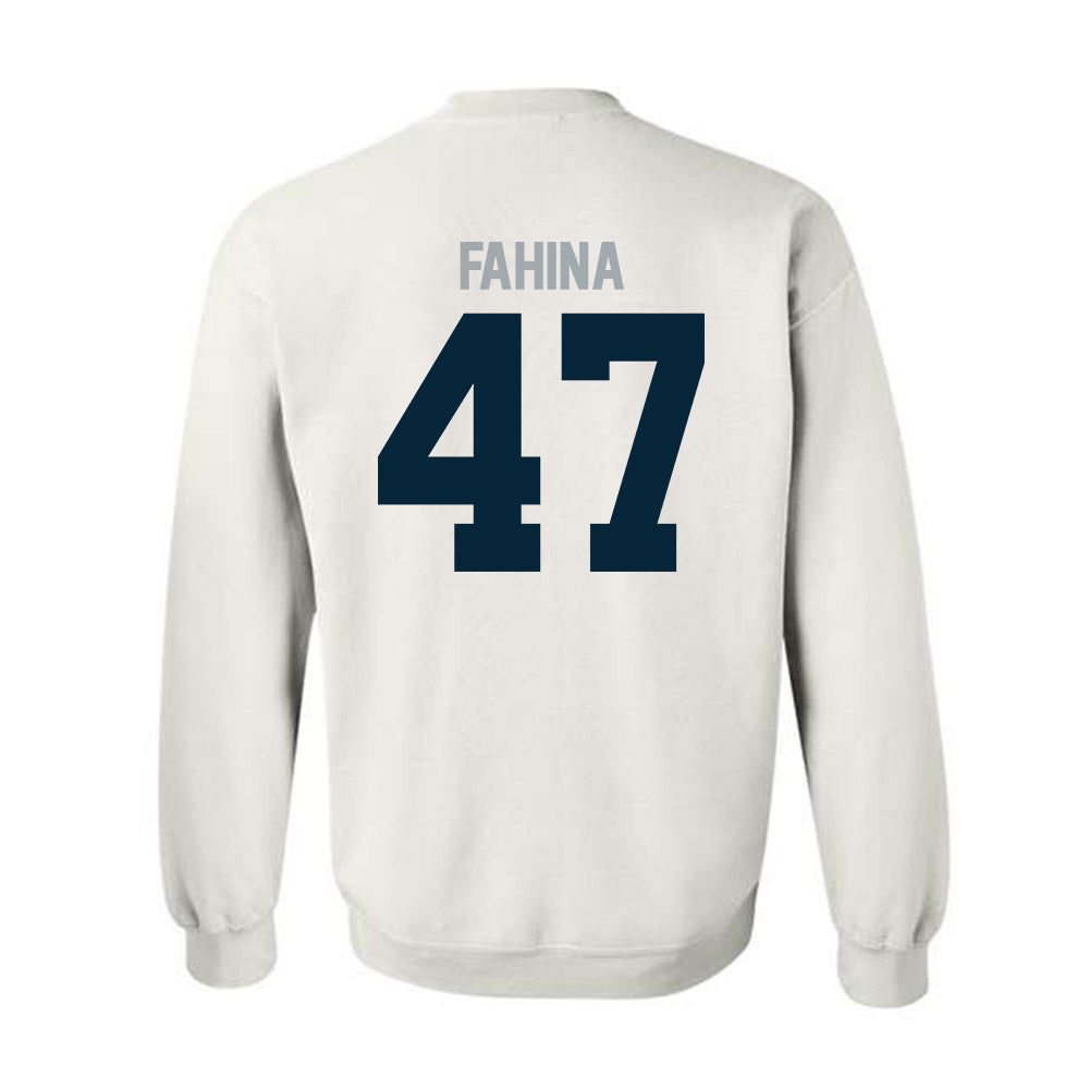 Utah State - NCAA Football : Naki Fahina - Classic Shersey Crewneck Sweatshirt-1