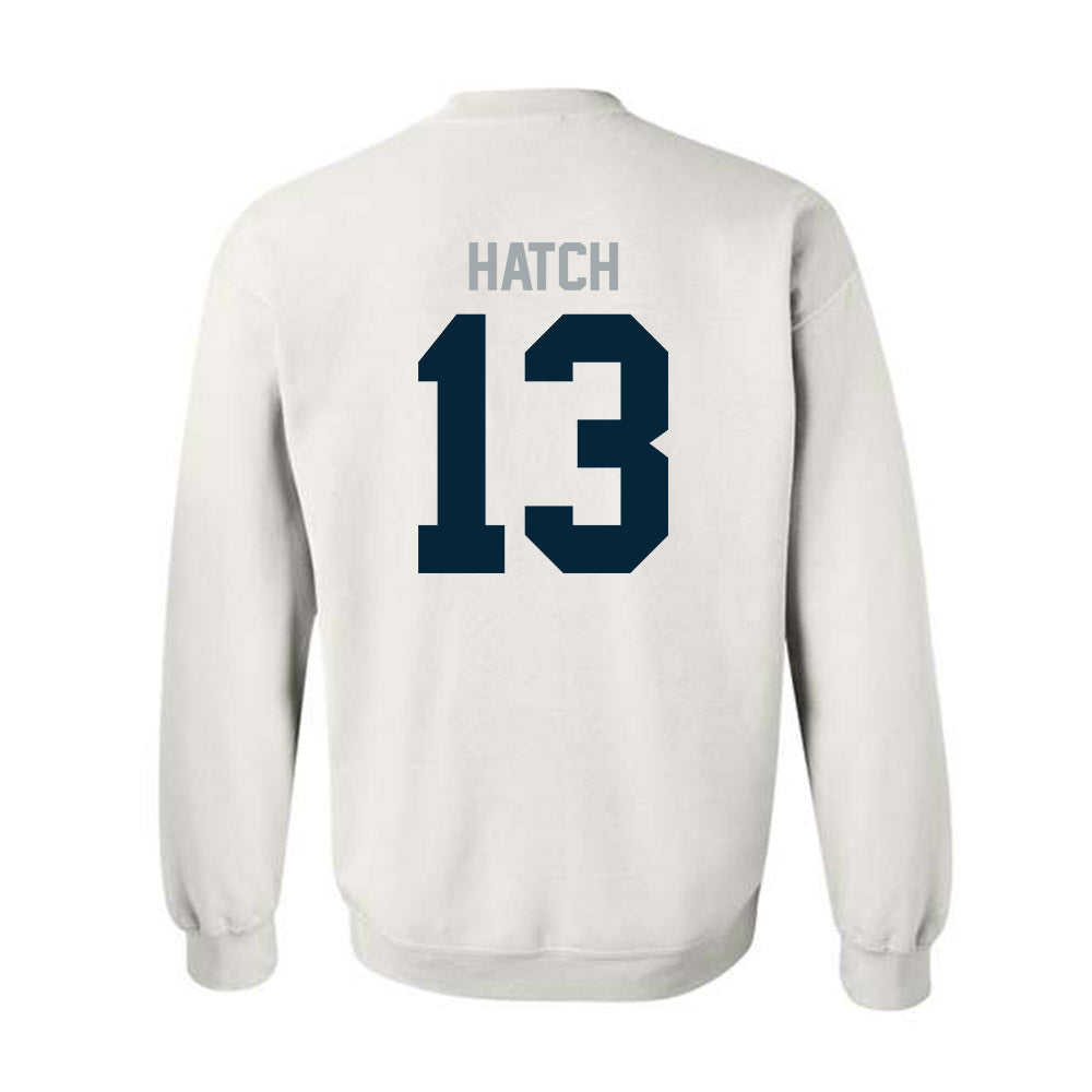 Utah State - NCAA Football : Hyrum Hatch - Classic Shersey Crewneck Sweatshirt-1