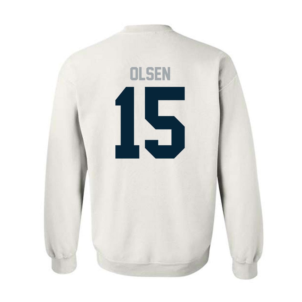 Utah State - NCAA Football : Ty Olsen - Classic Shersey Crewneck Sweatshirt-1