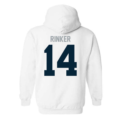 Utah State - NCAA Football : Tanner Rinker - Classic Shersey Hooded Sweatshirt-1