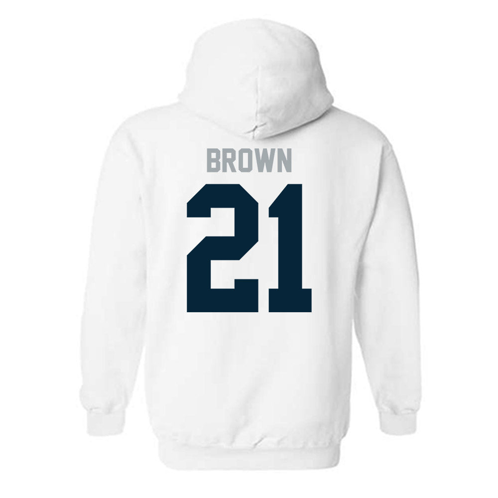 Utah State - NCAA Football : Carter Brown - Classic Shersey Hooded Sweatshirt-1