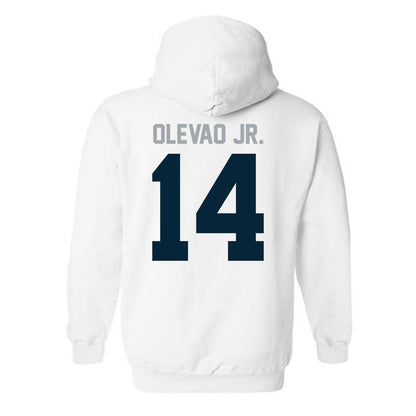 Utah State - NCAA Football : Bronson Olevao Jr. - Classic Shersey Hooded Sweatshirt-1