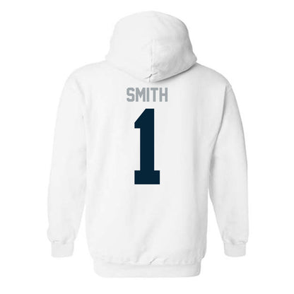 Utah State - NCAA Softball : Denay Smith - Classic Shersey Hooded Sweatshirt-1