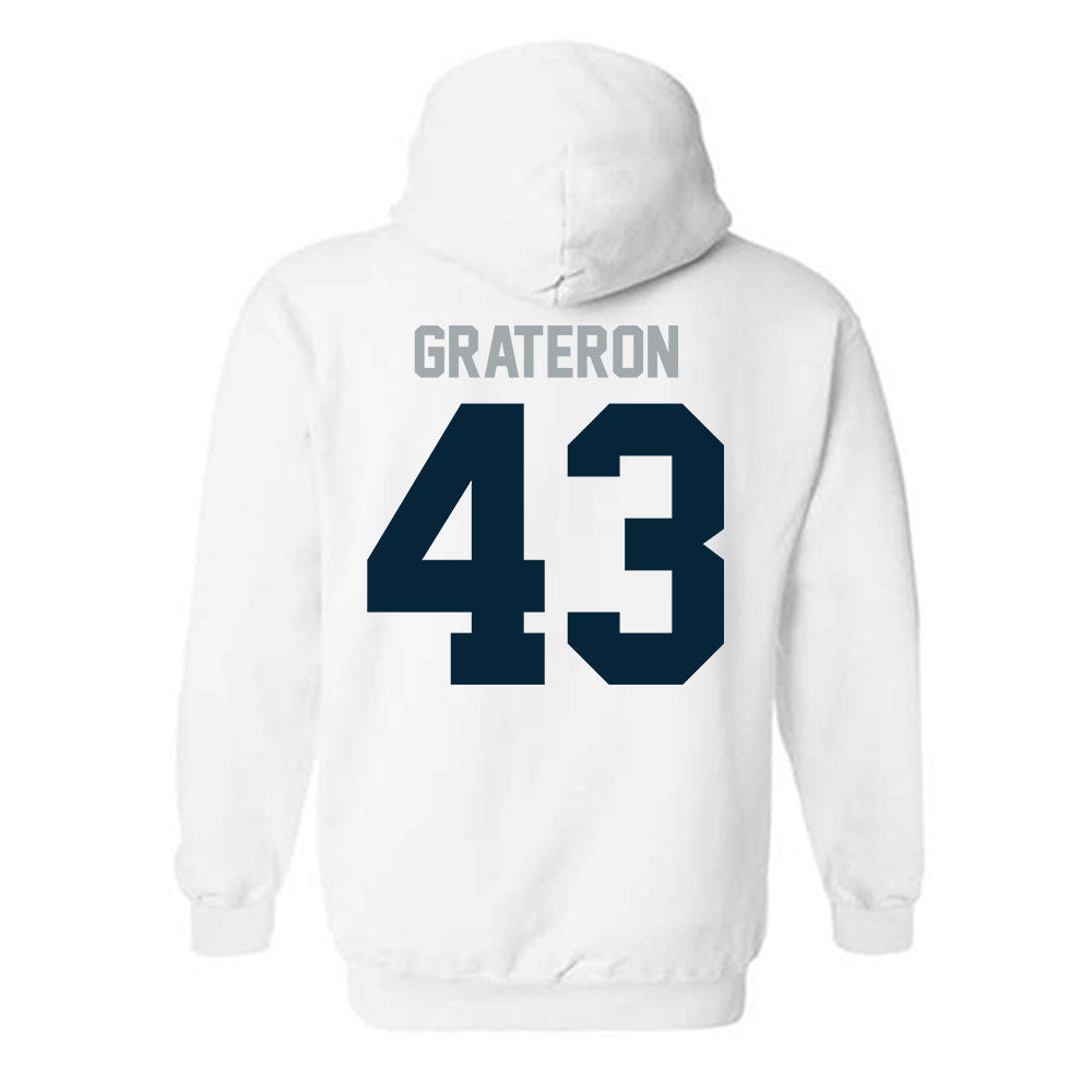 Utah State - NCAA Football : Diego Grateron - Classic Shersey Hooded Sweatshirt-1