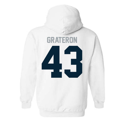 Utah State - NCAA Football : Diego Grateron - Classic Shersey Hooded Sweatshirt-1