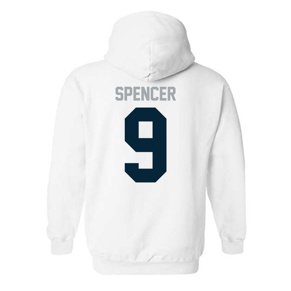 Utah State - NCAA Women's Volleyball : Hailey Spencer - Classic Shersey Hooded Sweatshirt-1