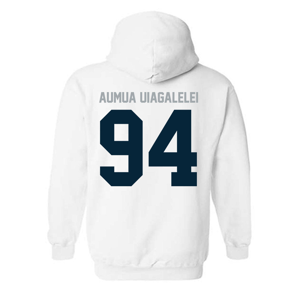 Utah State - NCAA Football : Kone Aumua Uiagalelei - Classic Shersey Hooded Sweatshirt-1