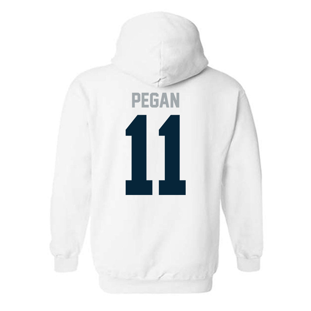Utah State - NCAA Football : Braden Pegan - Classic Shersey Hooded Sweatshirt-1