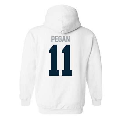 Utah State - NCAA Football : Braden Pegan - Classic Shersey Hooded Sweatshirt-1