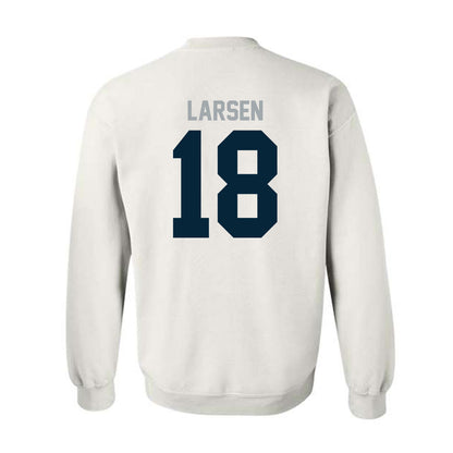 Utah State - NCAA Football : Ike Larsen - Classic Shersey Crewneck Sweatshirt-1