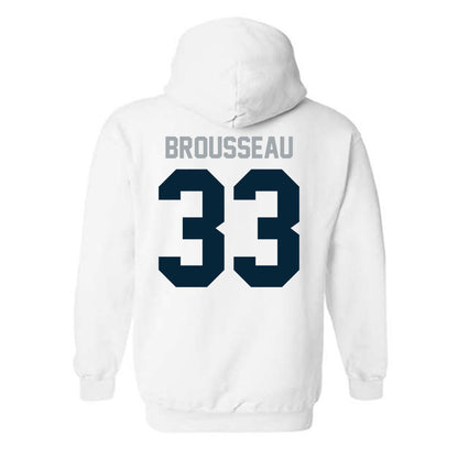 Utah State - NCAA Football : Grayson Brousseau - Classic Shersey Hooded Sweatshirt-1