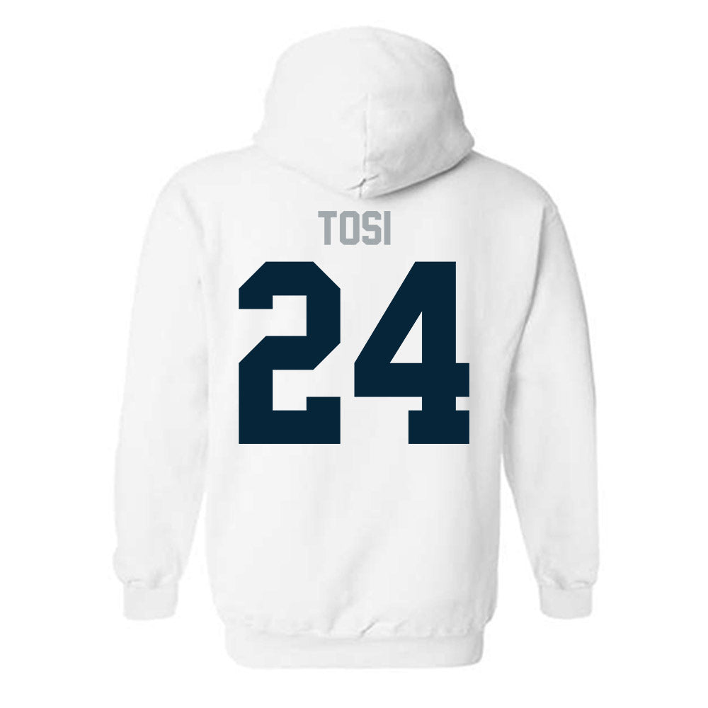 Utah State - NCAA Men's Basketball : Kingston Tosi - Classic Shersey Hooded Sweatshirt-1