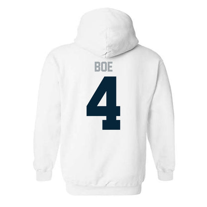 Utah State - NCAA Men's Basketball : Brayden Boe - Classic Shersey Hooded Sweatshirt-1