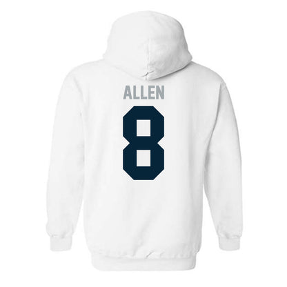 Utah State - NCAA Men's Basketball : Drake Allen - Classic Shersey Hooded Sweatshirt-1