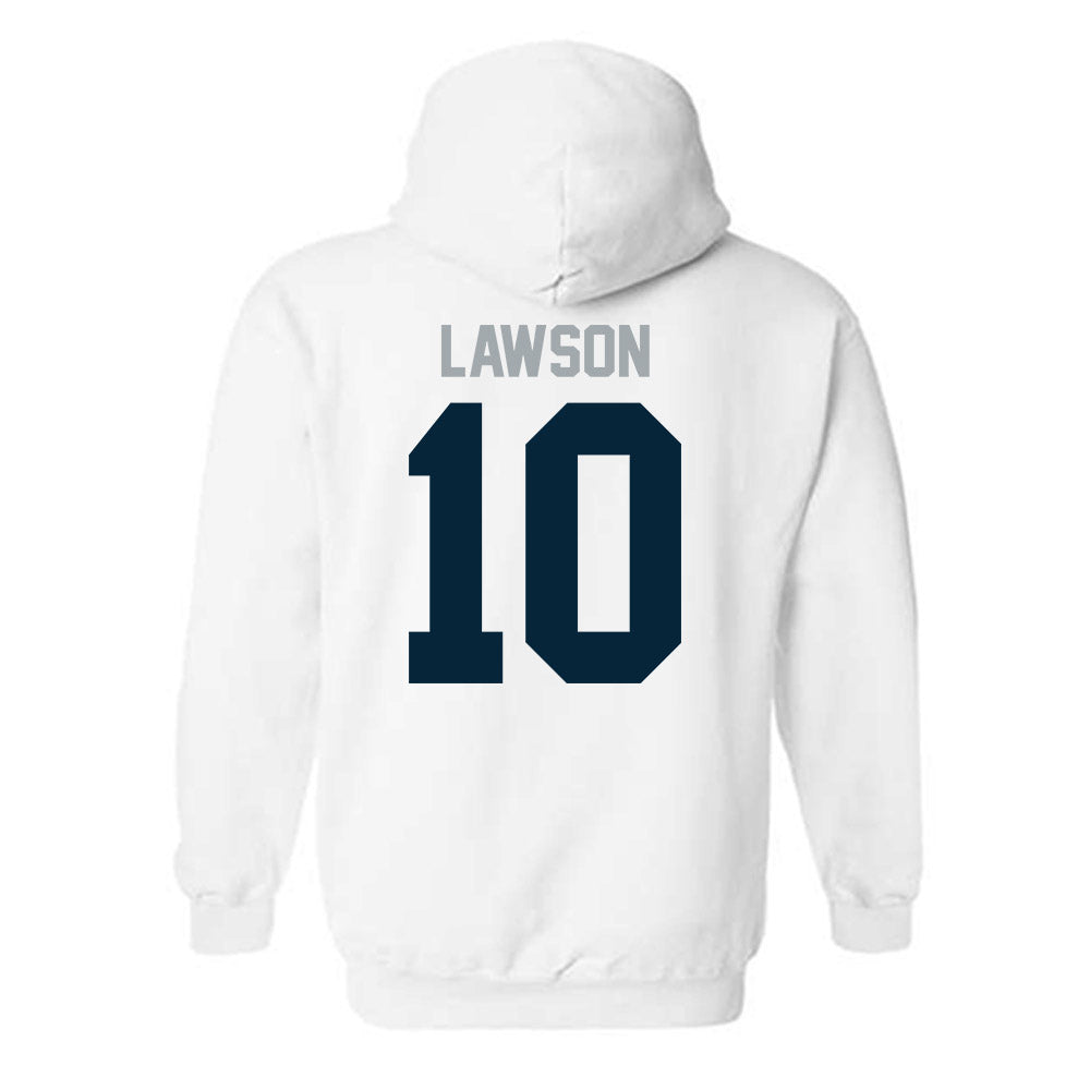 Utah State - NCAA Women's Volleyball : Delaney Lawson - Classic Shersey Hooded Sweatshirt-1