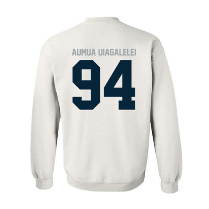 Utah State - NCAA Football : Kone Aumua Uiagalelei - Classic Shersey Crewneck Sweatshirt-1