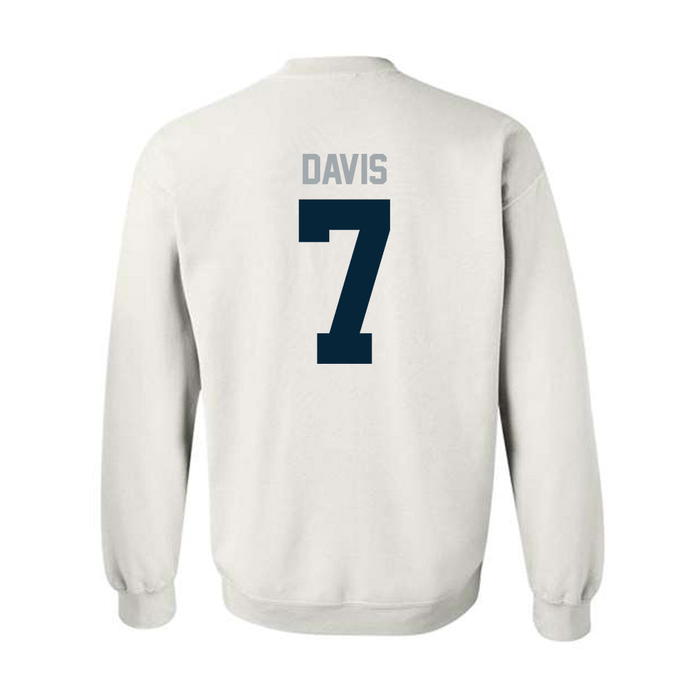 Utah State - NCAA Football : Kahanu Davis - Classic Shersey Crewneck Sweatshirt-1
