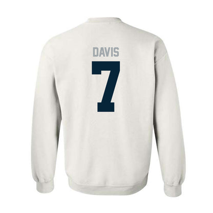 Utah State - NCAA Football : Kahanu Davis - Classic Shersey Crewneck Sweatshirt-1