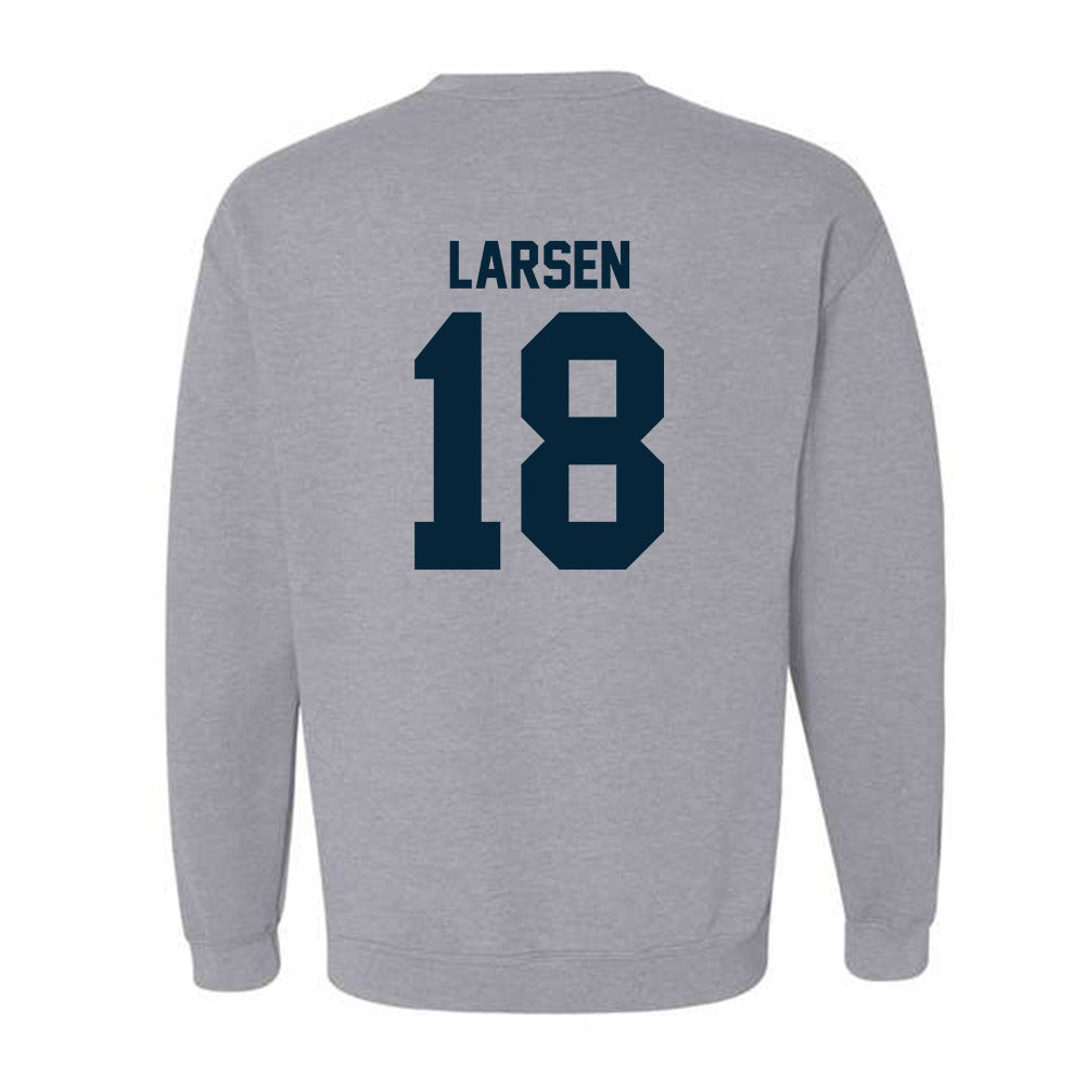 Utah State - NCAA Football : Ike Larsen - Crewneck Sweatshirt-1