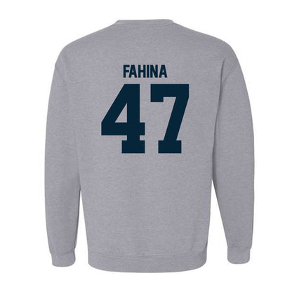 Utah State - NCAA Football : Naki Fahina - Crewneck Sweatshirt-1