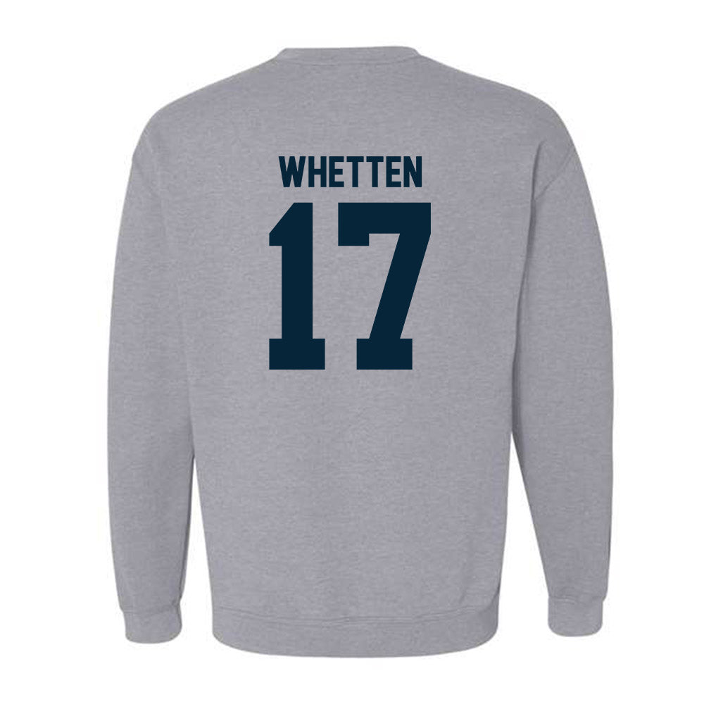 Utah State - NCAA Baseball : Davis Whetten - Crewneck Sweatshirt-1
