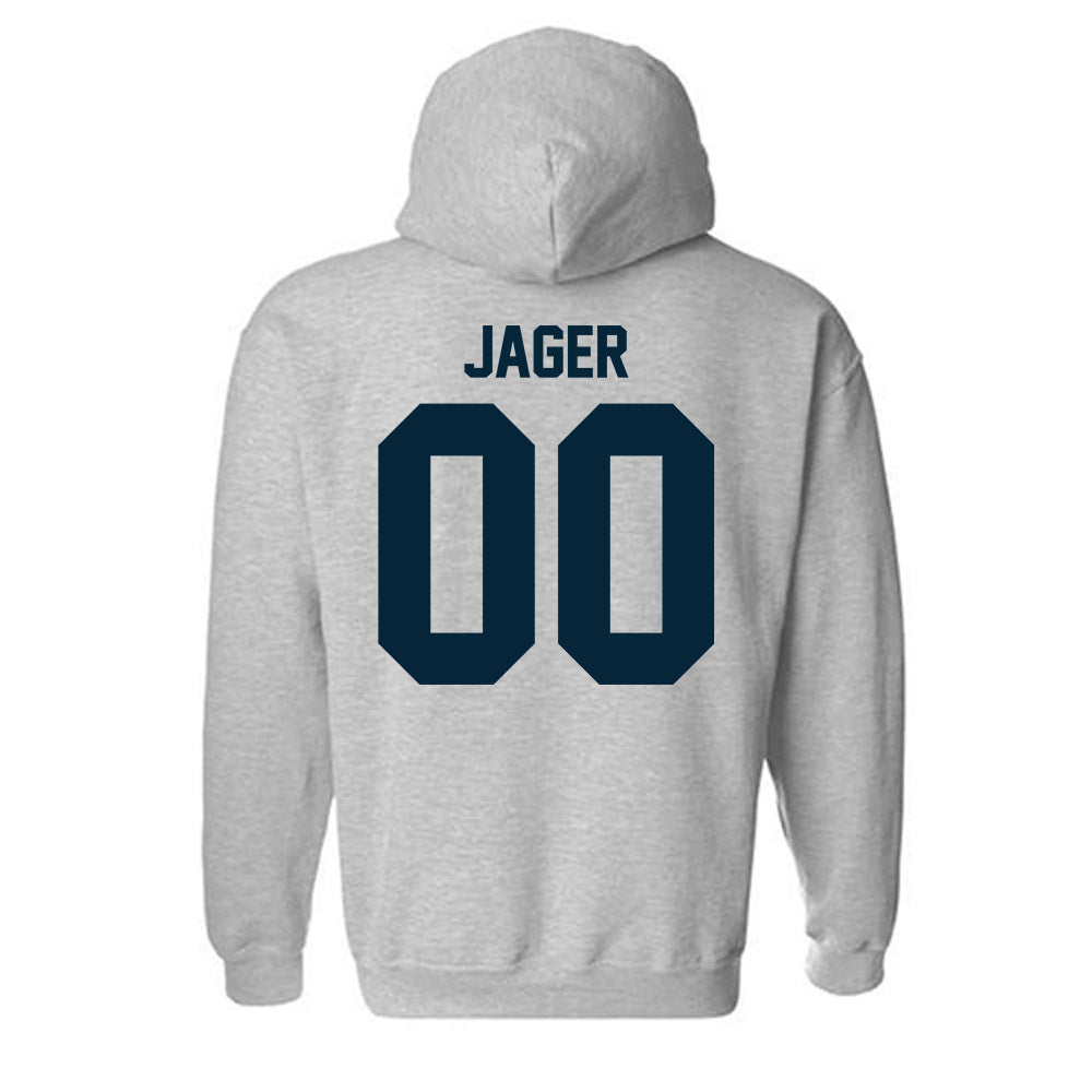 Utah State - NCAA Football : Abe Jager - Hooded Sweatshirt-1