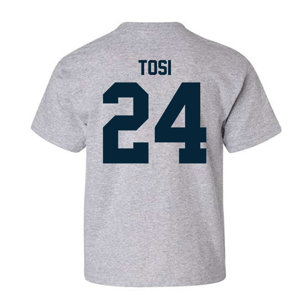 Utah State - NCAA Men's Basketball : Kingston Tosi - Youth T-Shirt-1