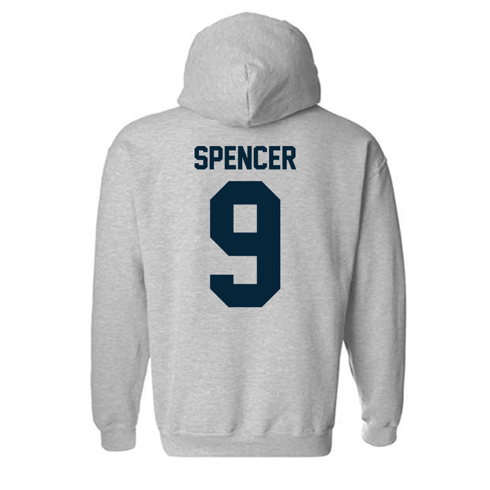 Utah State - NCAA Women's Volleyball : Hailey Spencer - Hooded Sweatshirt-1