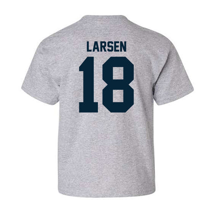 Utah State - NCAA Football : Ike Larsen - Youth T-Shirt-1