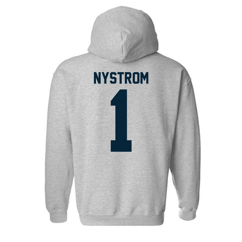 Utah State - NCAA Women's Soccer : Ivy Nystrom - Hooded Sweatshirt-1